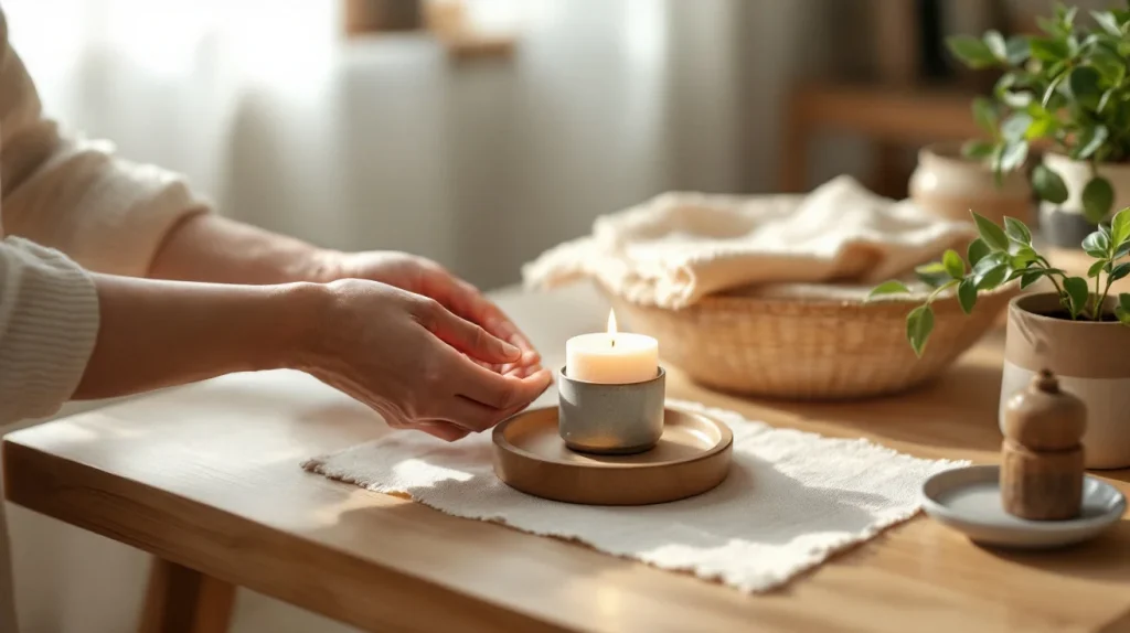 Comment faire un rituel simple chez soi en sécurité