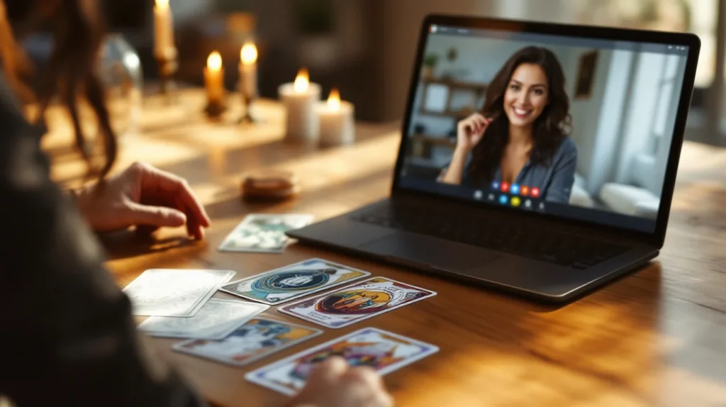 Quelle différence entre tirer le tarot en présentiel ou en ligne