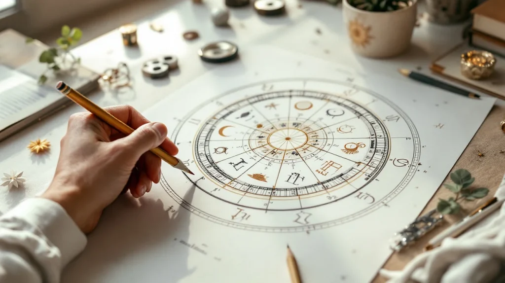 Comment comprendre les symboles sur un thème astral
