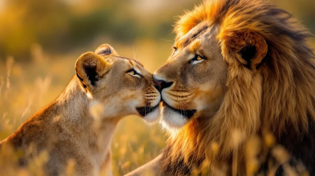 Comment un Lion montre son amour