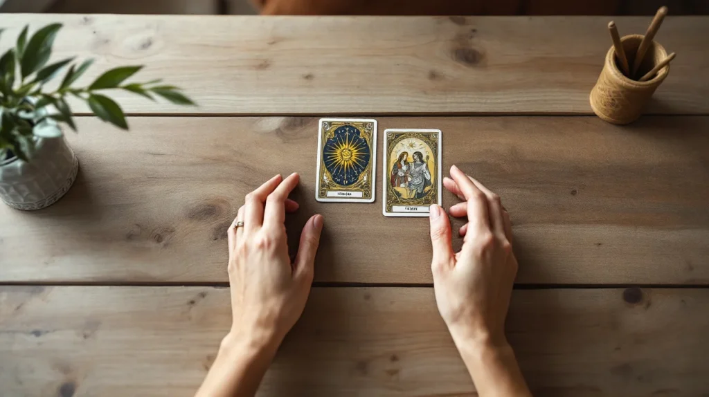 Tirage tarot pour un choix entre deux options